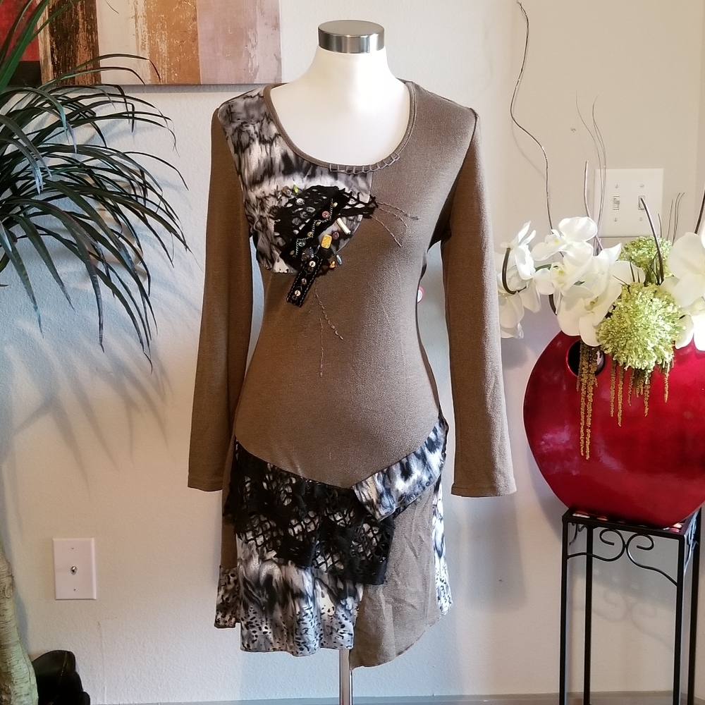 SYLC CAMISA Dress Size Large